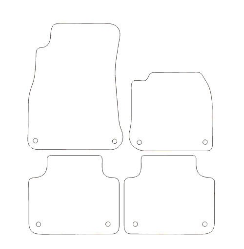 To fit Porsche Cayenne Car Mats 2018+ & Heel Pad (B) - Picture 5 of 16